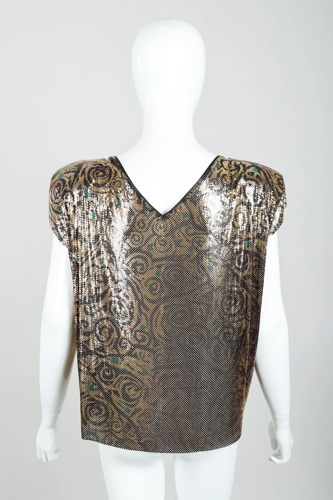 Rose Queen Draped Mesh Top