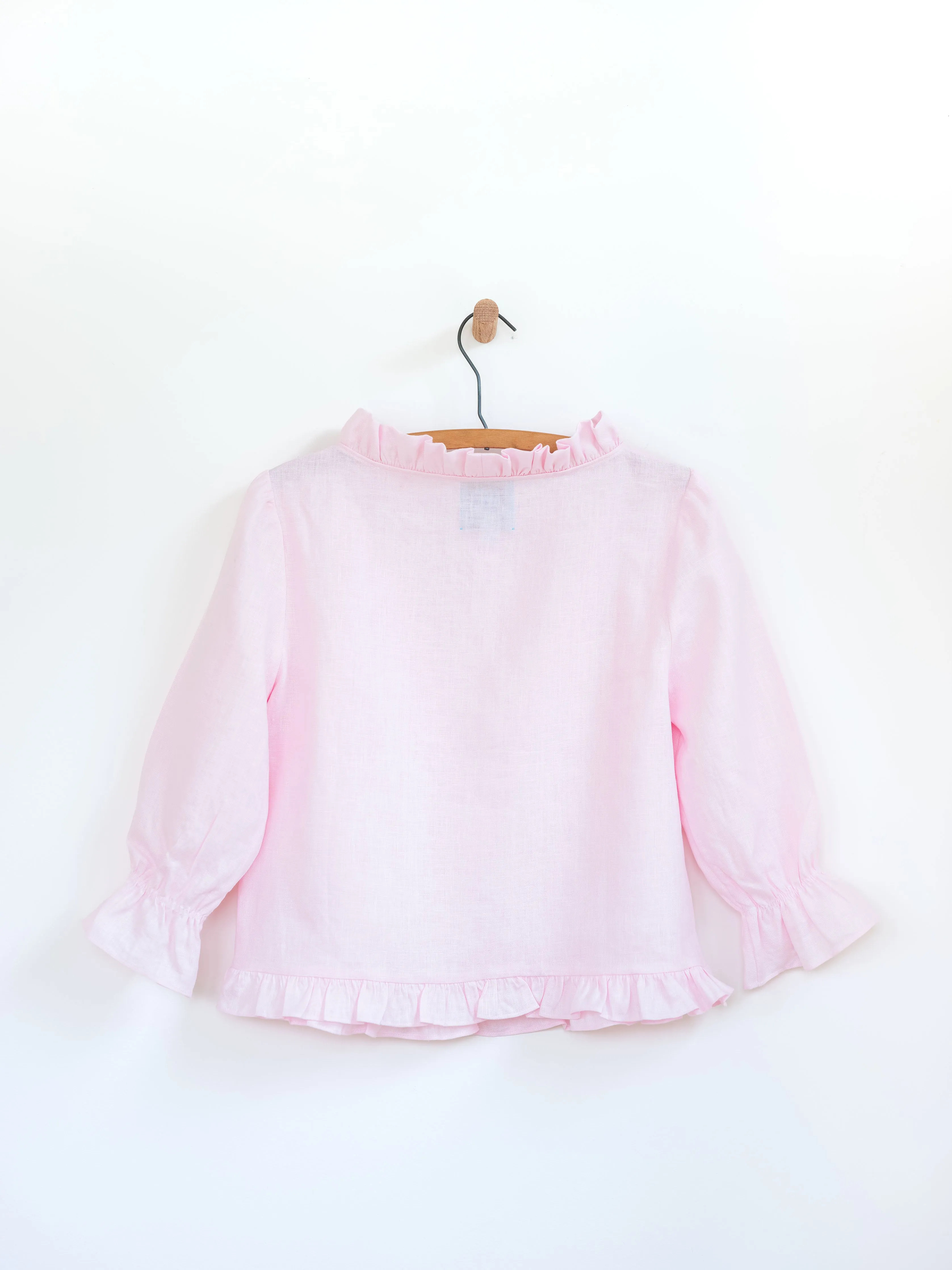Ruffled Audrey in Linen