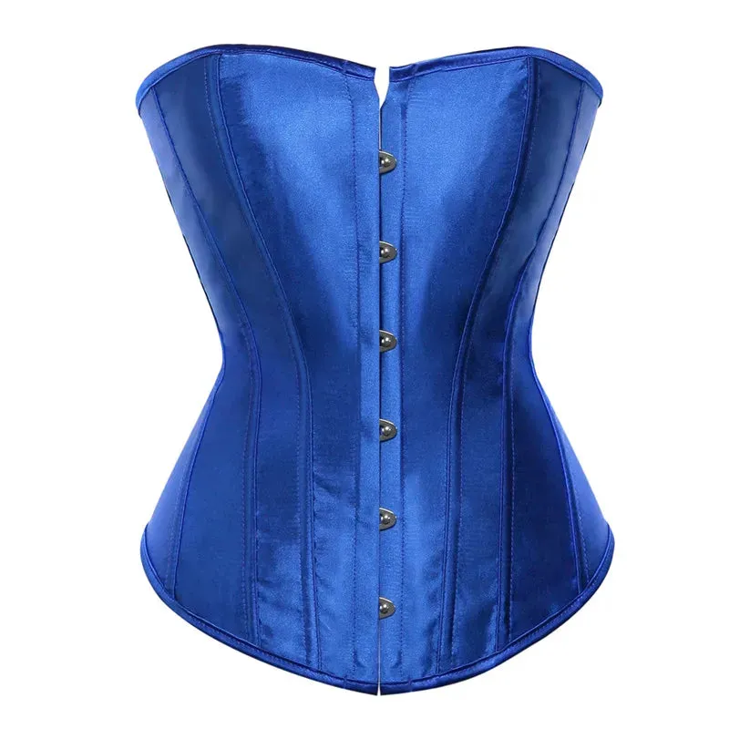 S Overbust Corset Plus Size Sexy Corselet Corsets and Bustiers Tops Red Black Pink Purple White Gothic Lingerie Women