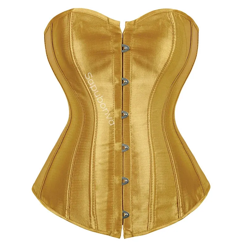 S Overbust Corset Plus Size Sexy Corselet Corsets and Bustiers Tops Red Black Pink Purple White Gothic Lingerie Women