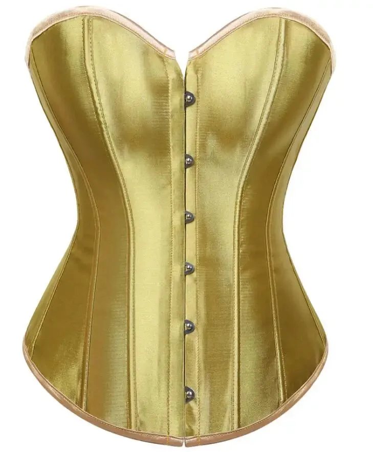 S Overbust Corset Plus Size Sexy Corselet Corsets and Bustiers Tops Red Black Pink Purple White Gothic Lingerie Women