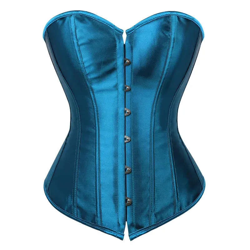 S Overbust Corset Plus Size Sexy Corselet Corsets and Bustiers Tops Red Black Pink Purple White Gothic Lingerie Women