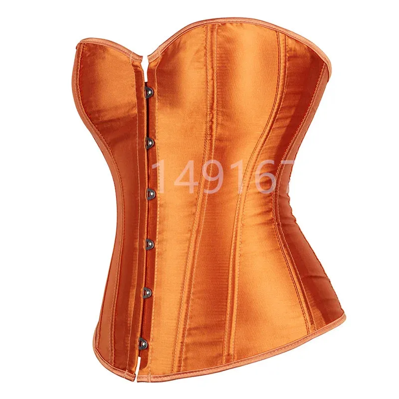 S Overbust Corset Plus Size Sexy Corselet Corsets and Bustiers Tops Red Black Pink Purple White Gothic Lingerie Women