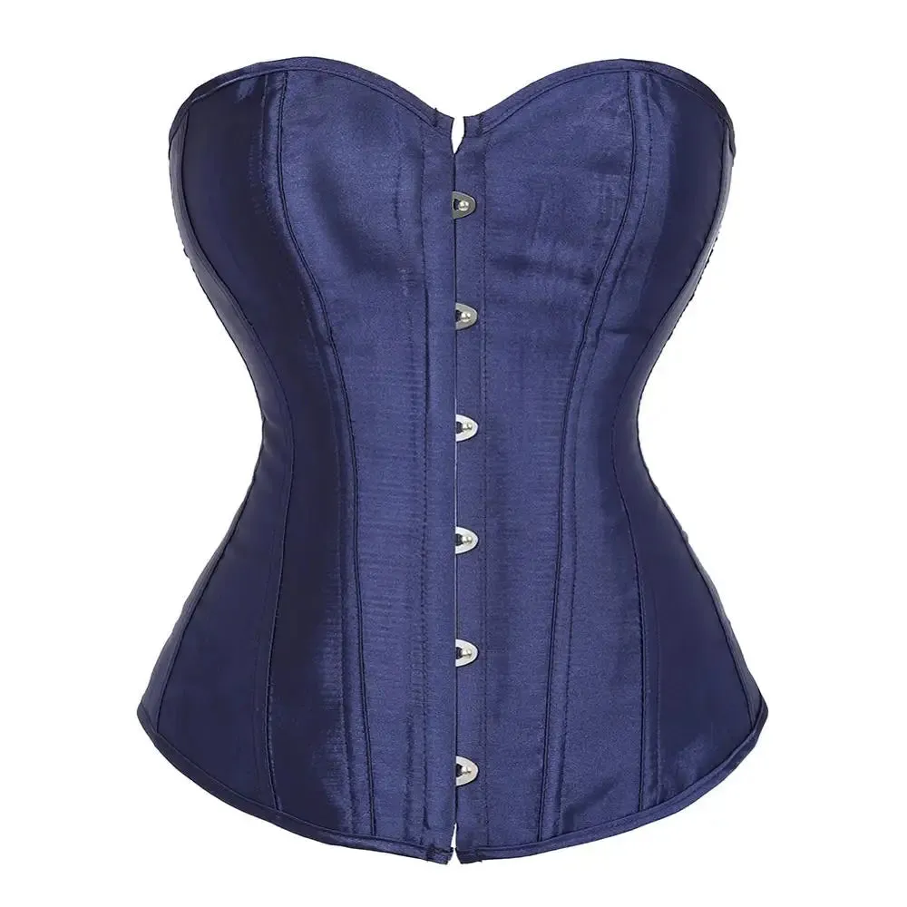 S Overbust Corset Plus Size Sexy Corselet Corsets and Bustiers Tops Red Black Pink Purple White Gothic Lingerie Women