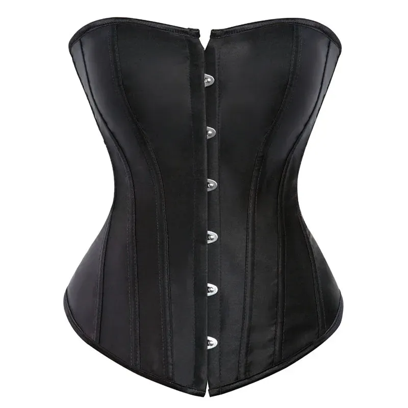 S Overbust Corset Plus Size Sexy Corselet Corsets and Bustiers Tops Red Black Pink Purple White Gothic Lingerie Women