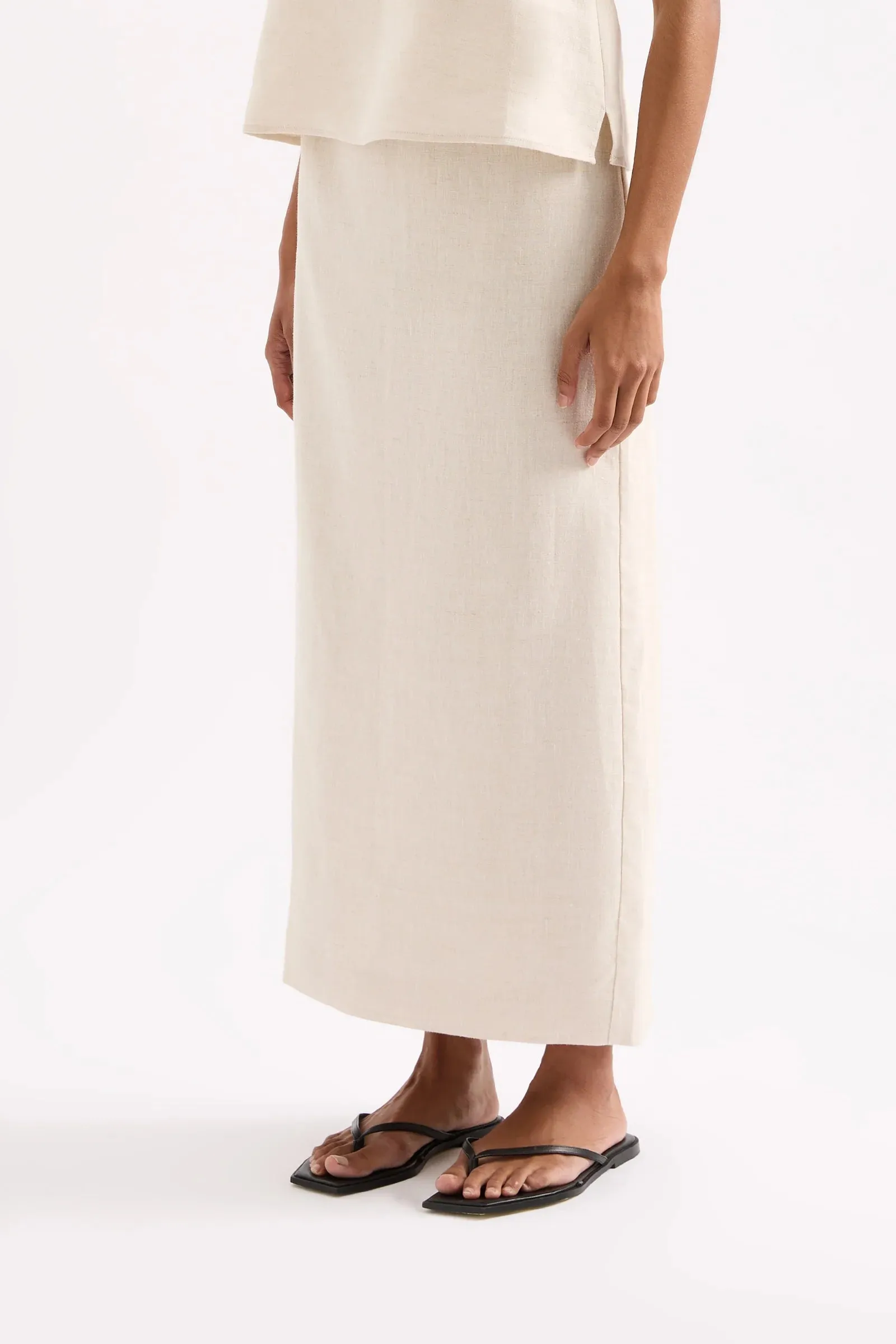 SADIE LINEN MAXI SKIRT