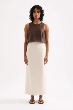 SADIE LINEN MAXI SKIRT