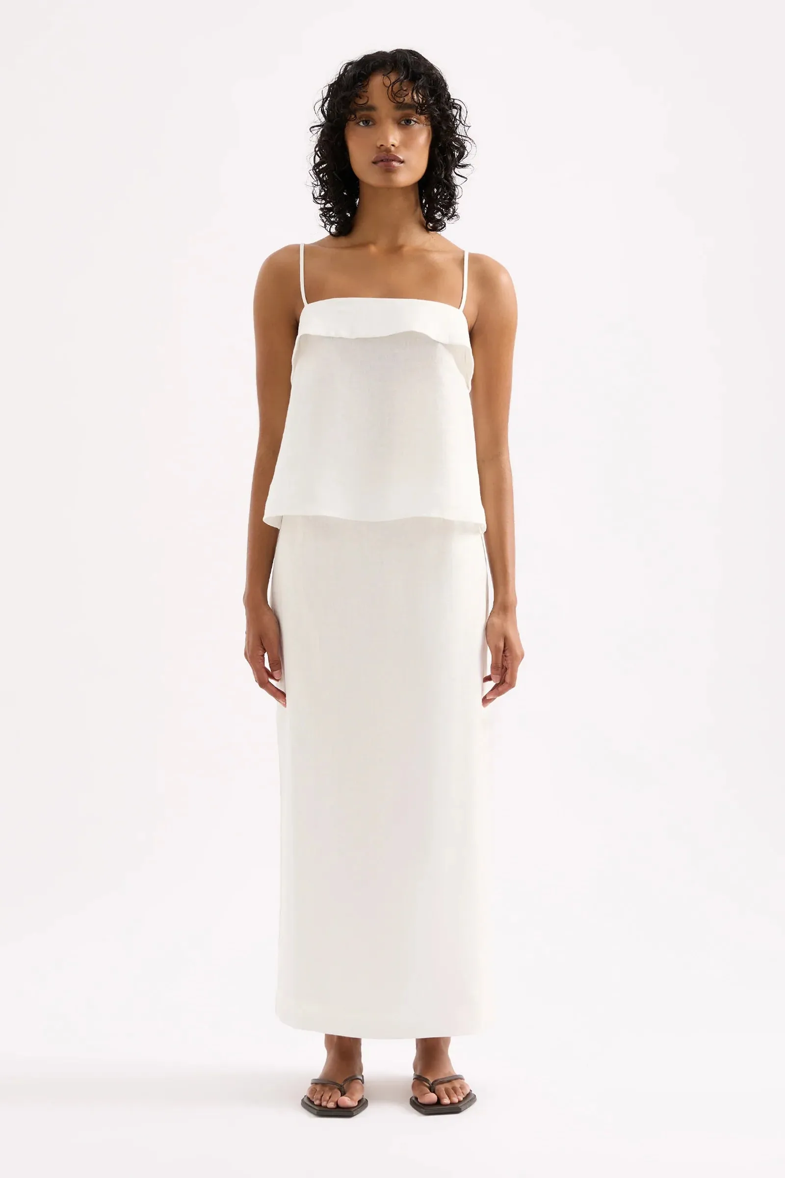SADIE LINEN MAXI SKIRT