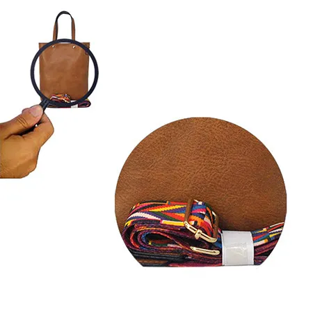 !SALE! Light Brown Faux Leather NGIL Bucket Handbag