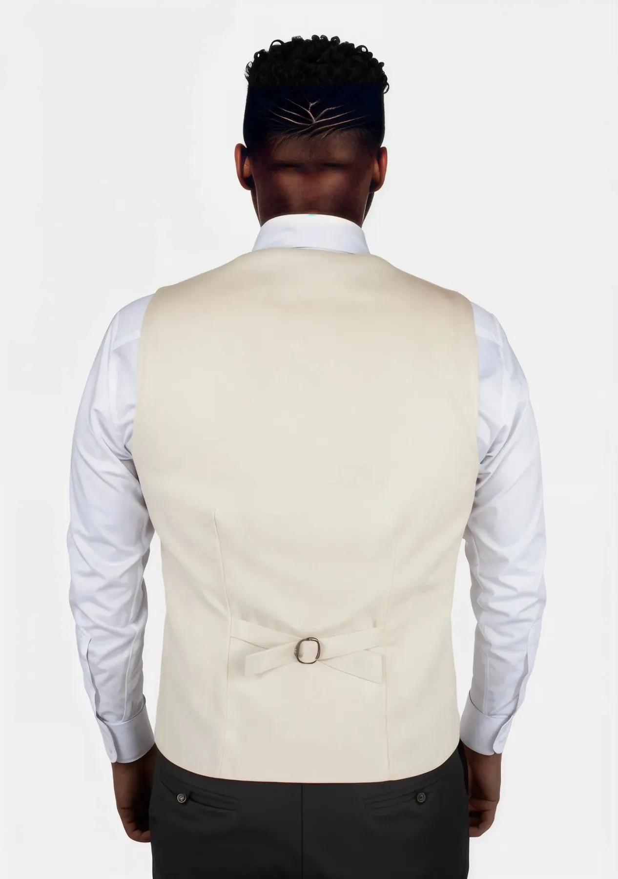 Sand Linen Blend Vest
