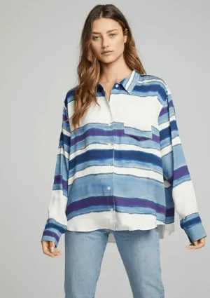 Saville Button Down by Chaser | Pacific Stripe