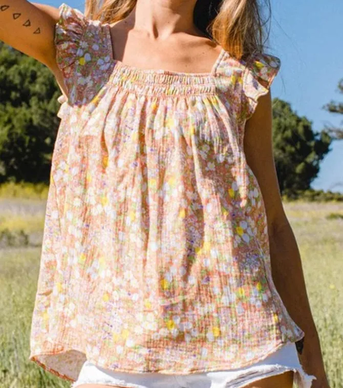 Sawyer Top (Coral)