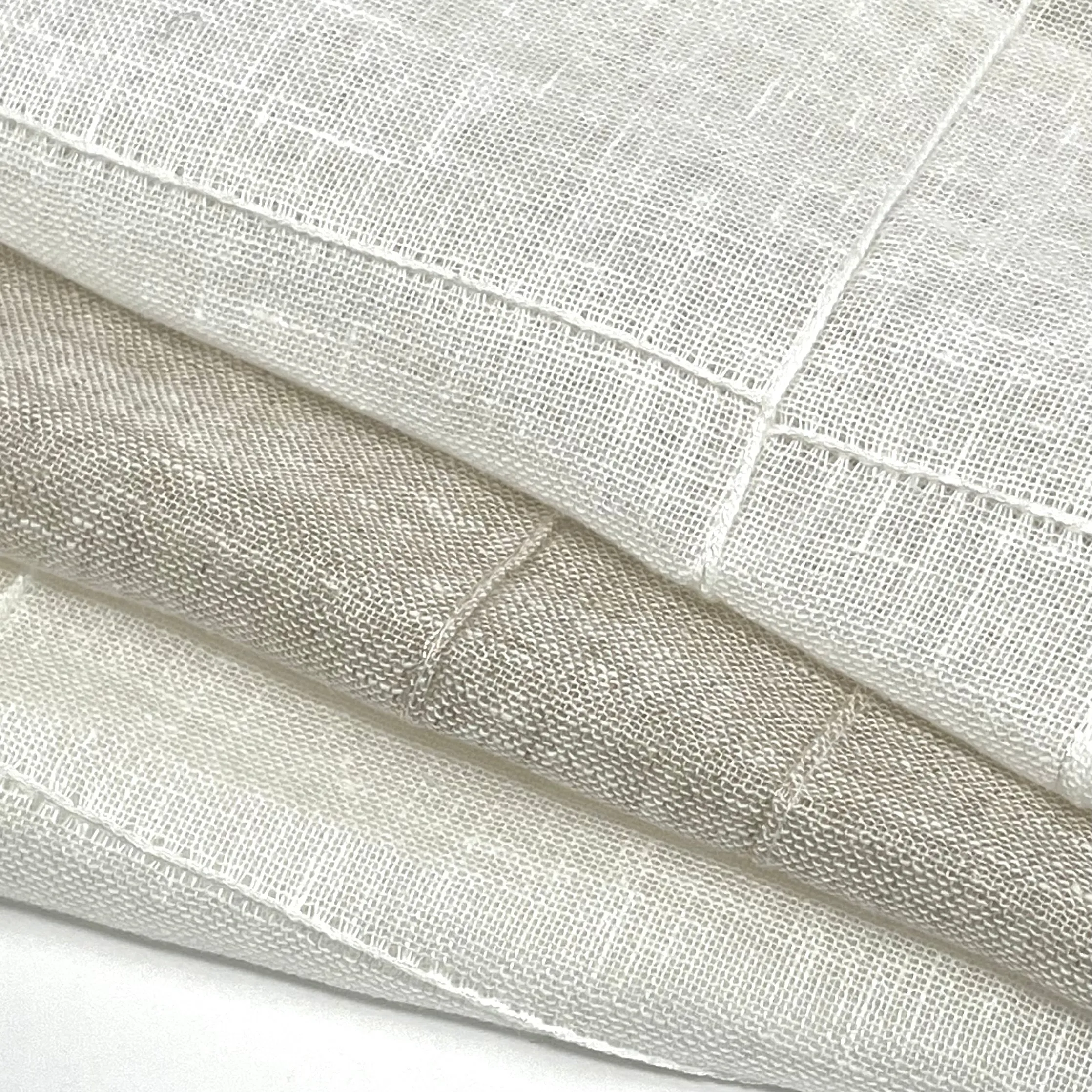 Seamed Blend Linen Fabric By The Yard/CL1086