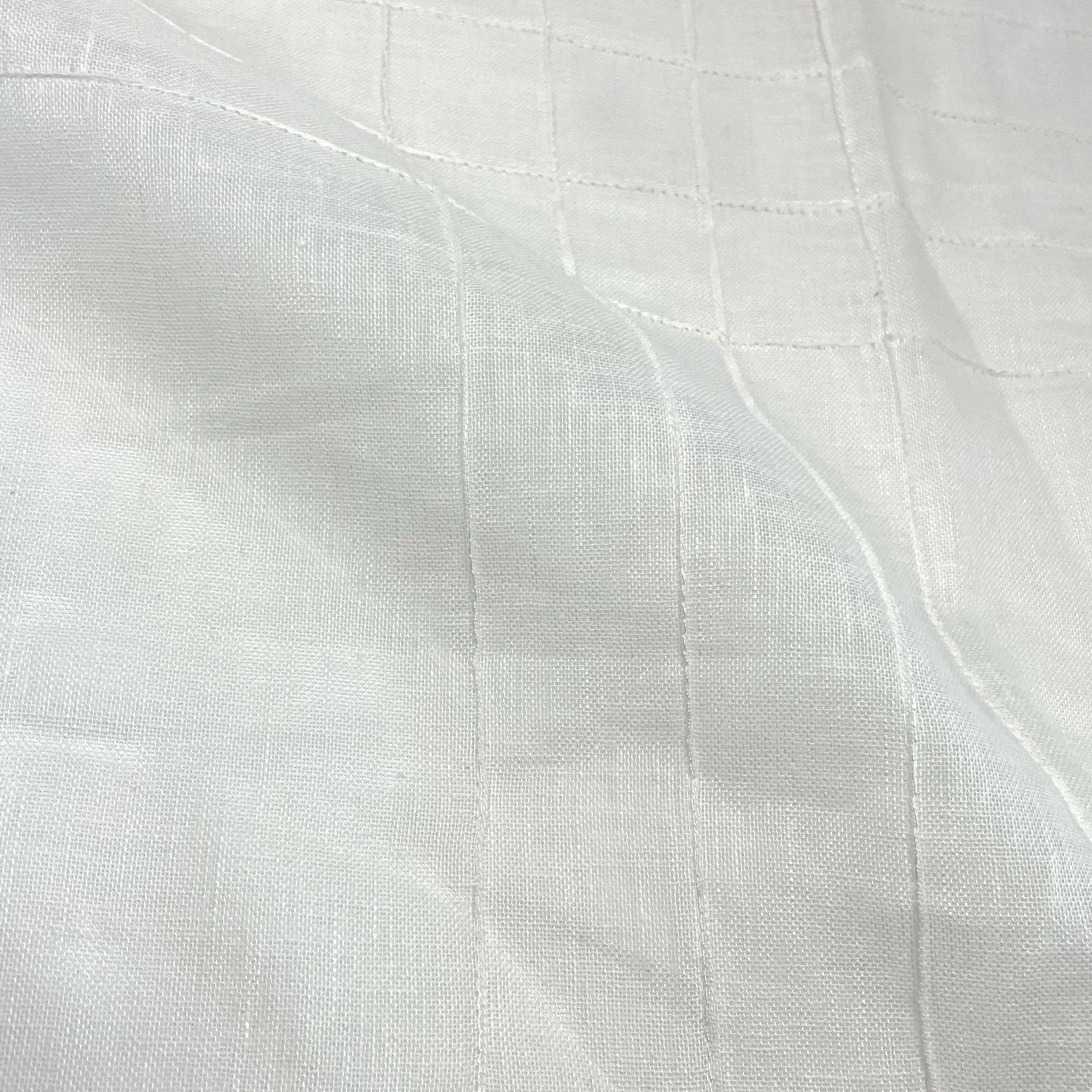 Seamed Blend Linen Fabric By The Yard/CL1086