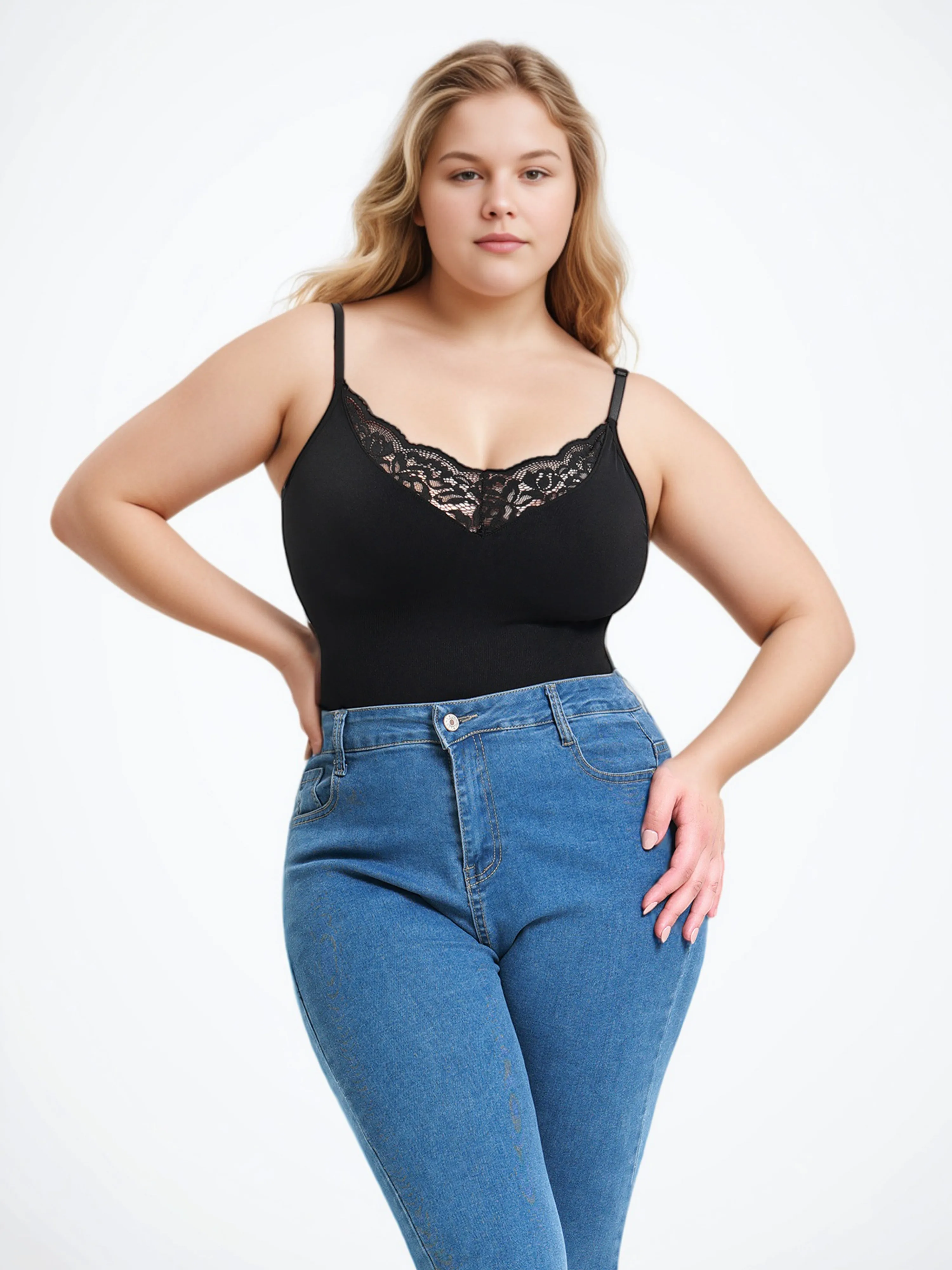 Sexy Spandex Lace Edge Bustiers Shapewear