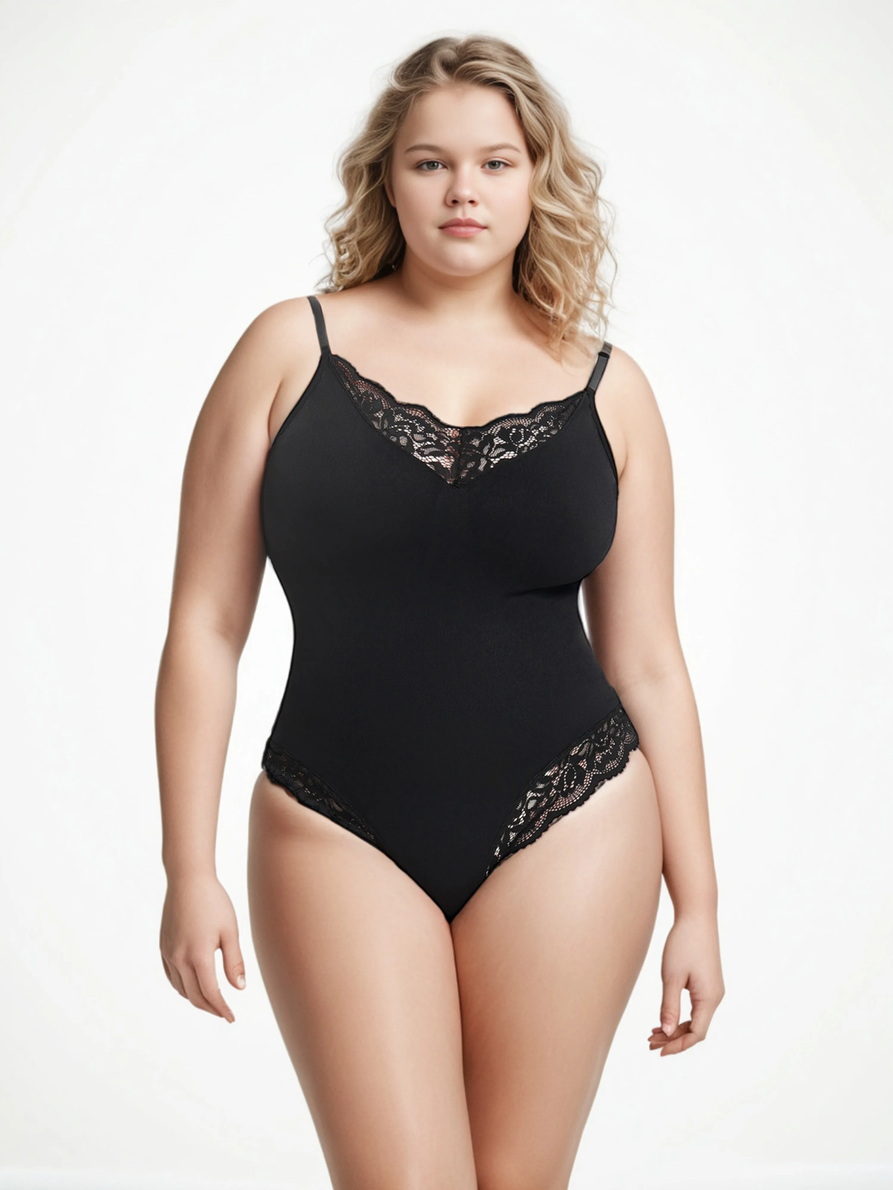 Sexy Spandex Lace Edge Bustiers Shapewear