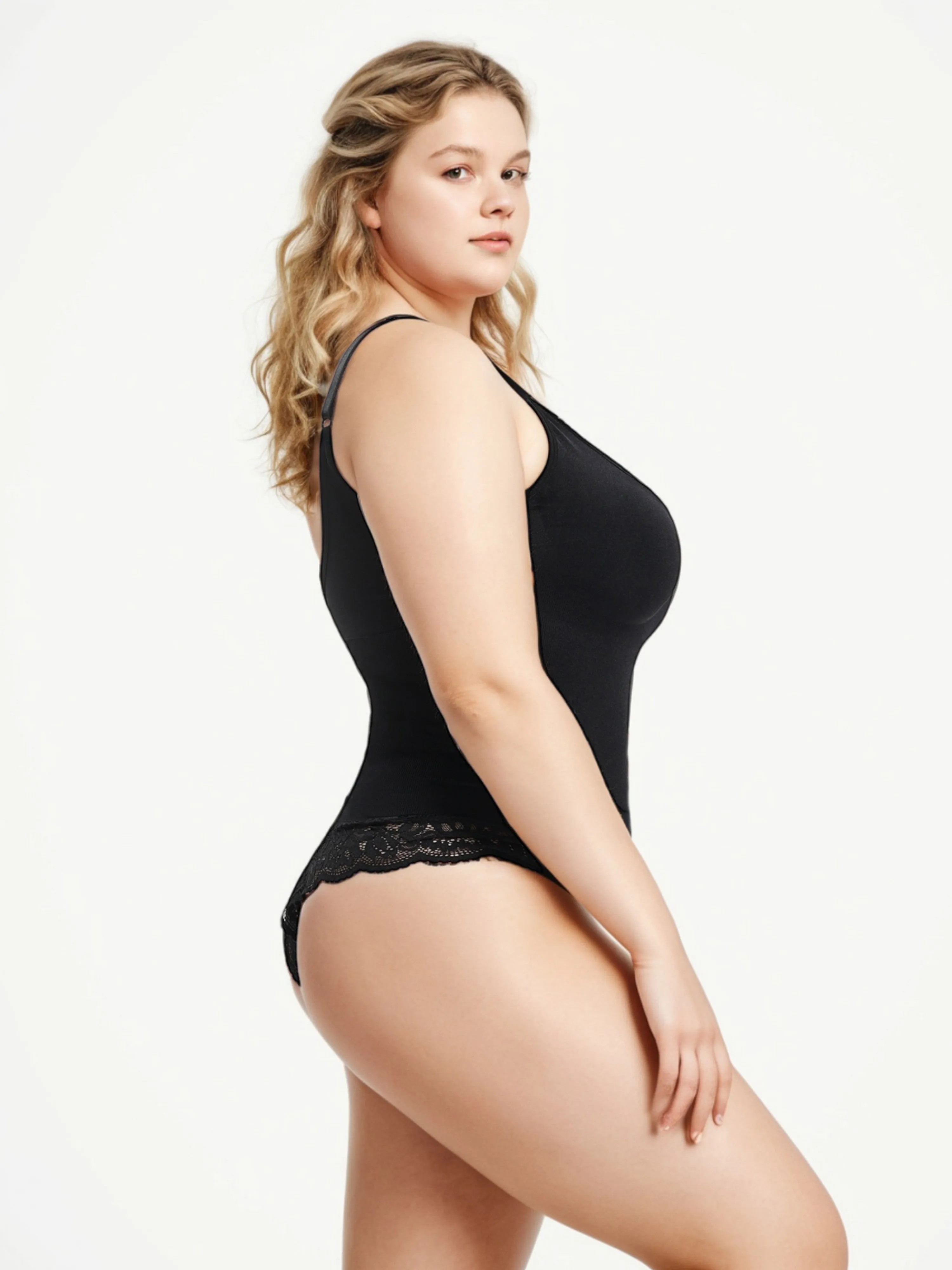 Sexy Spandex Lace Edge Bustiers Shapewear