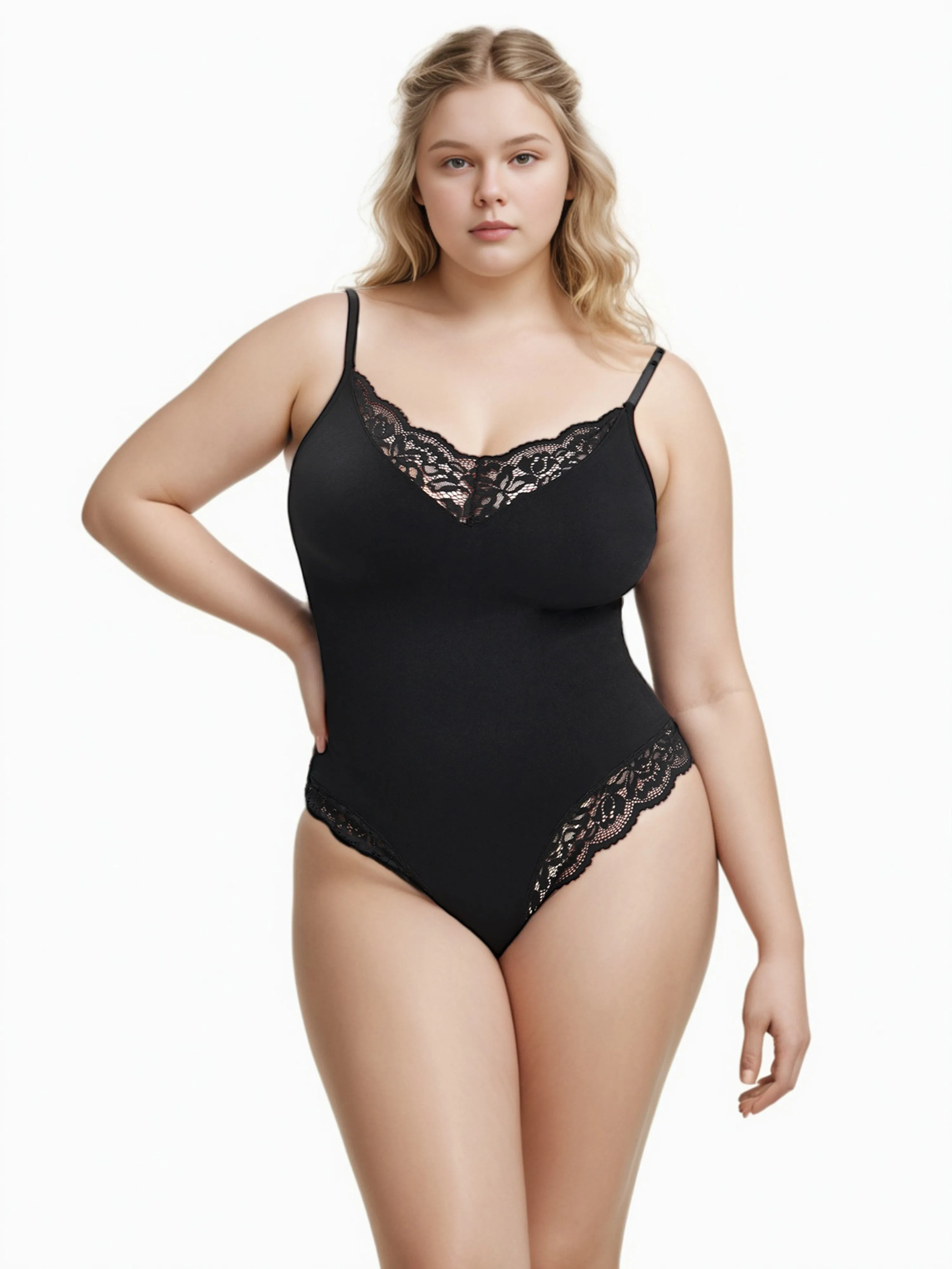 Sexy Spandex Lace Edge Bustiers Shapewear