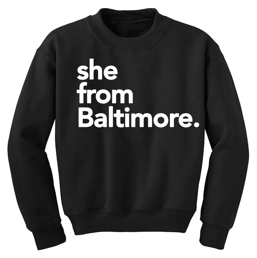 She from Baltimore
