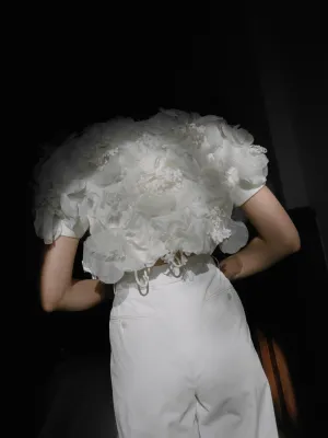 Silk Chiffon Bolero