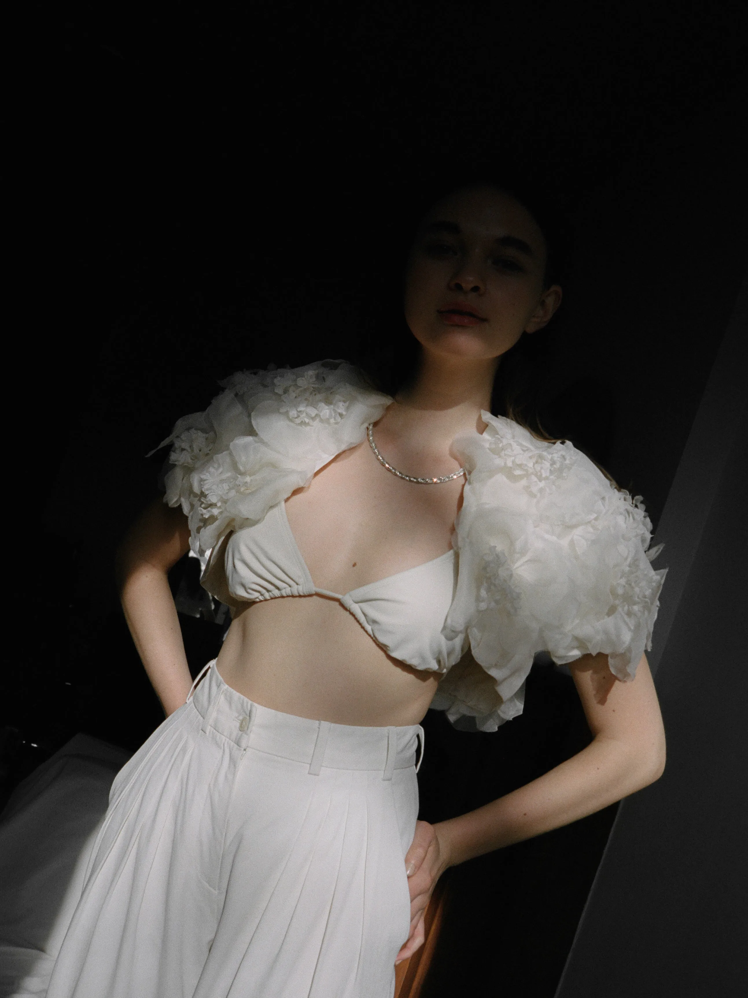 Silk Chiffon Bolero