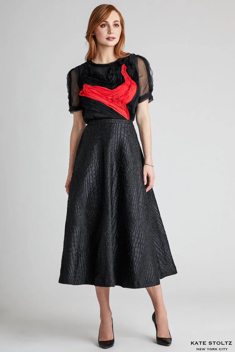 Size 2 Abstract Heart Blouse
