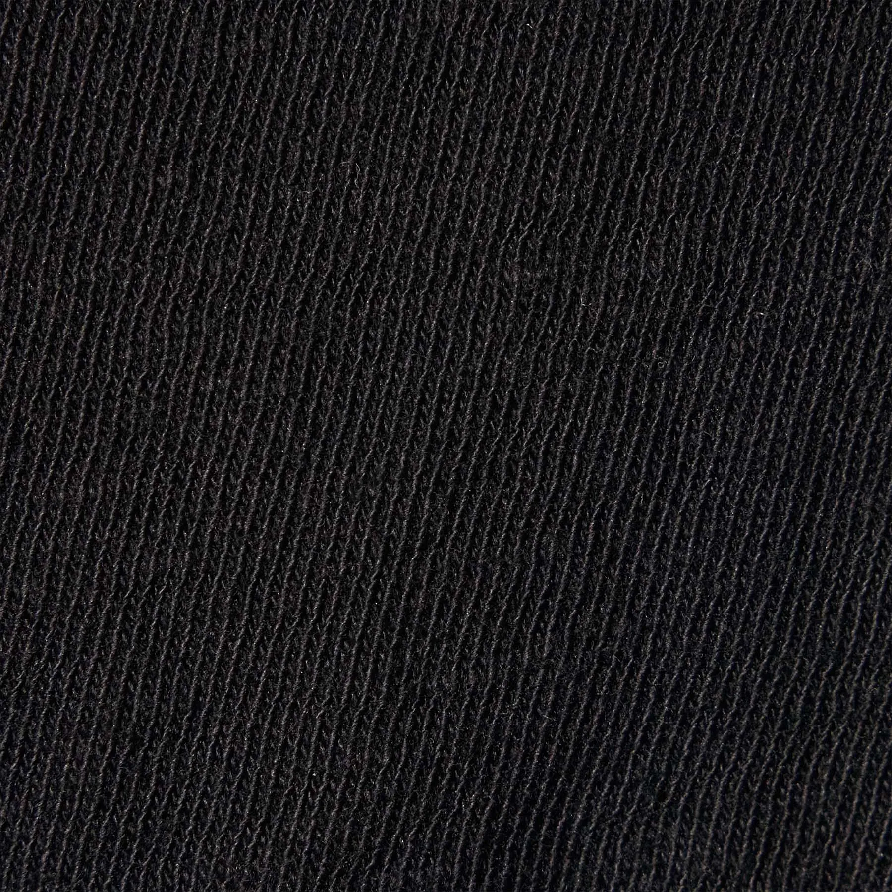 Slub Jersey Long Sleeve Henley - Black