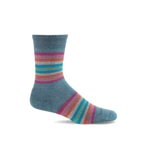 Sockwell Womens Blanket Twill Essential Comfort Crew Socks
