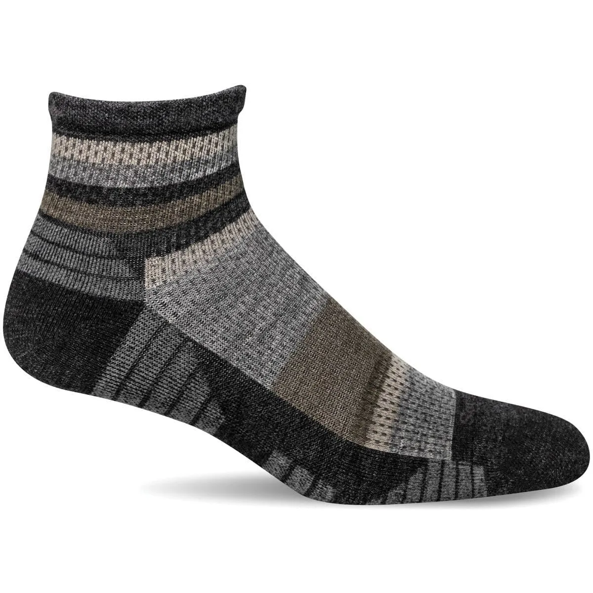 Sockwell Womens Journey Quarter Crew Moderate Compression Socks