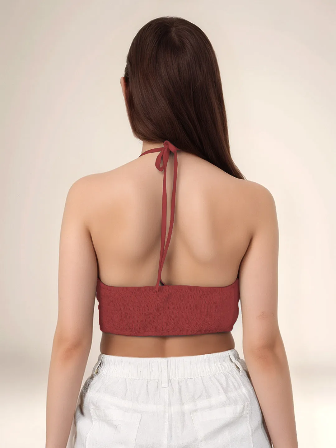 Solid Cowl Neck Top