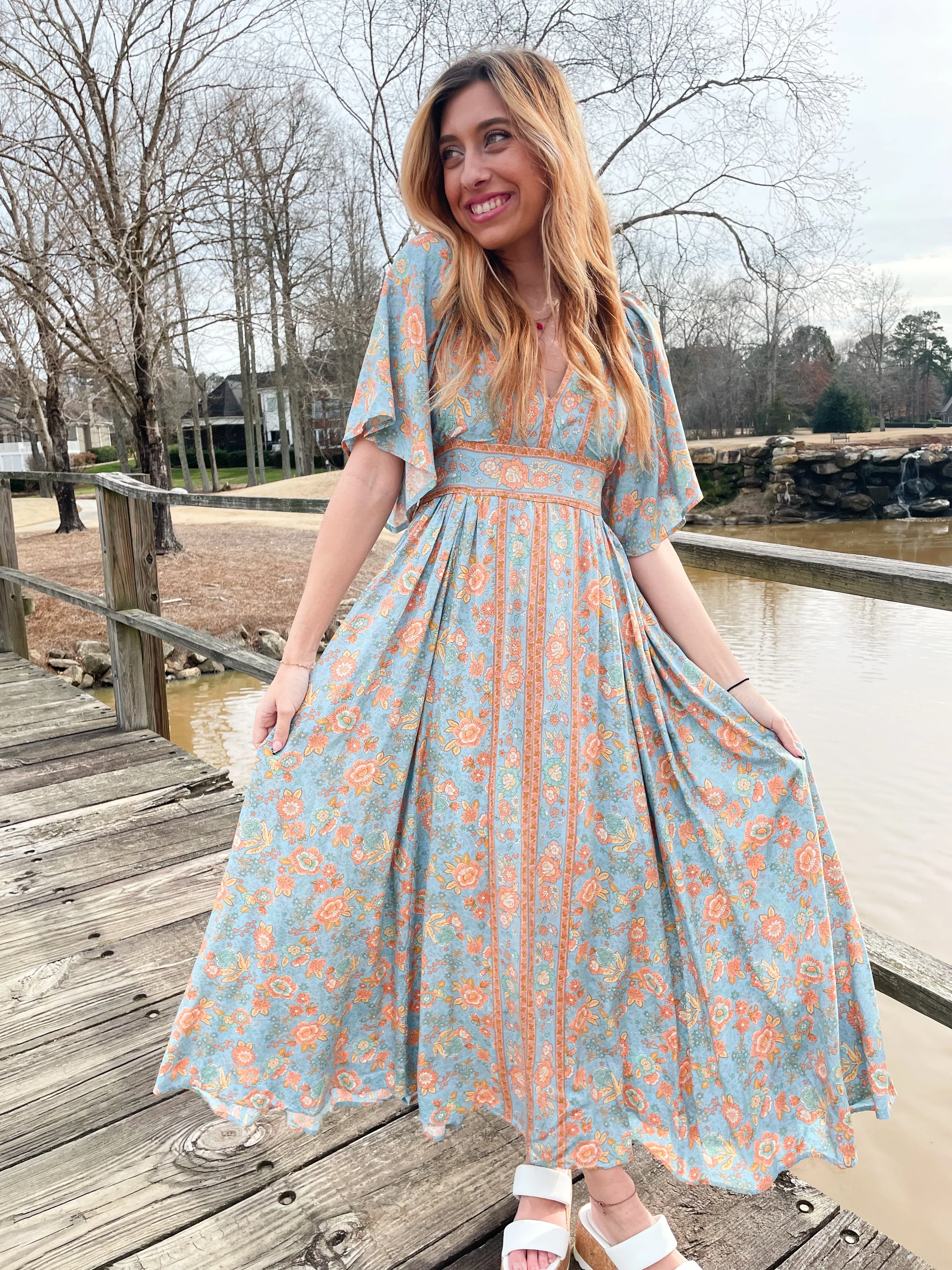 Spring Tide Maxi Dress