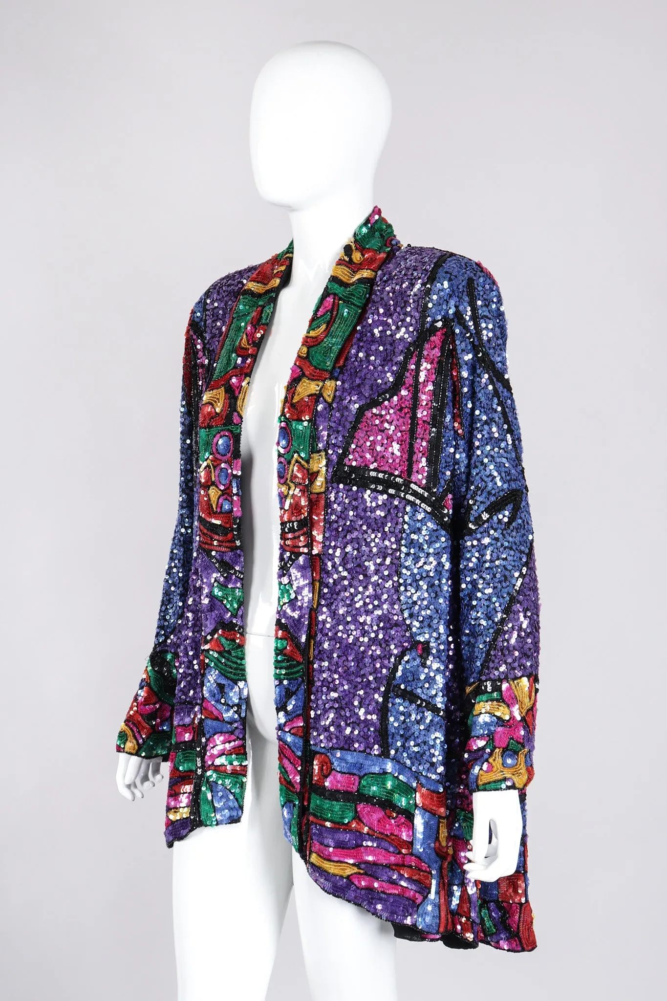 Stained Glass Sequin Jacket