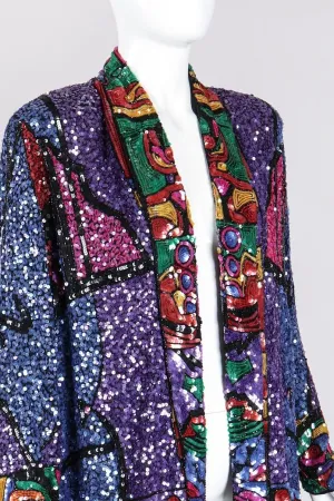 Stained Glass Sequin Jacket