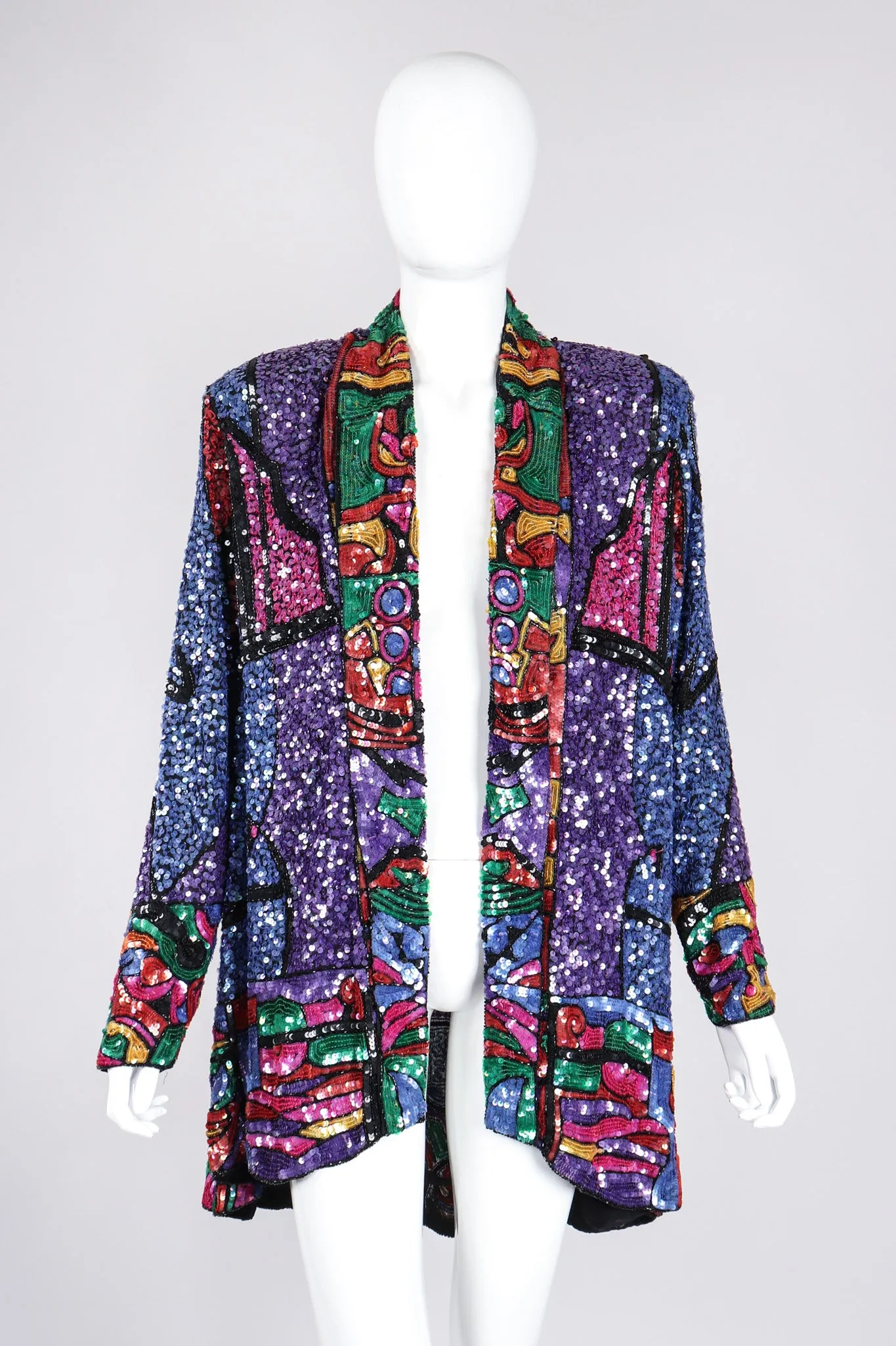 Stained Glass Sequin Jacket
