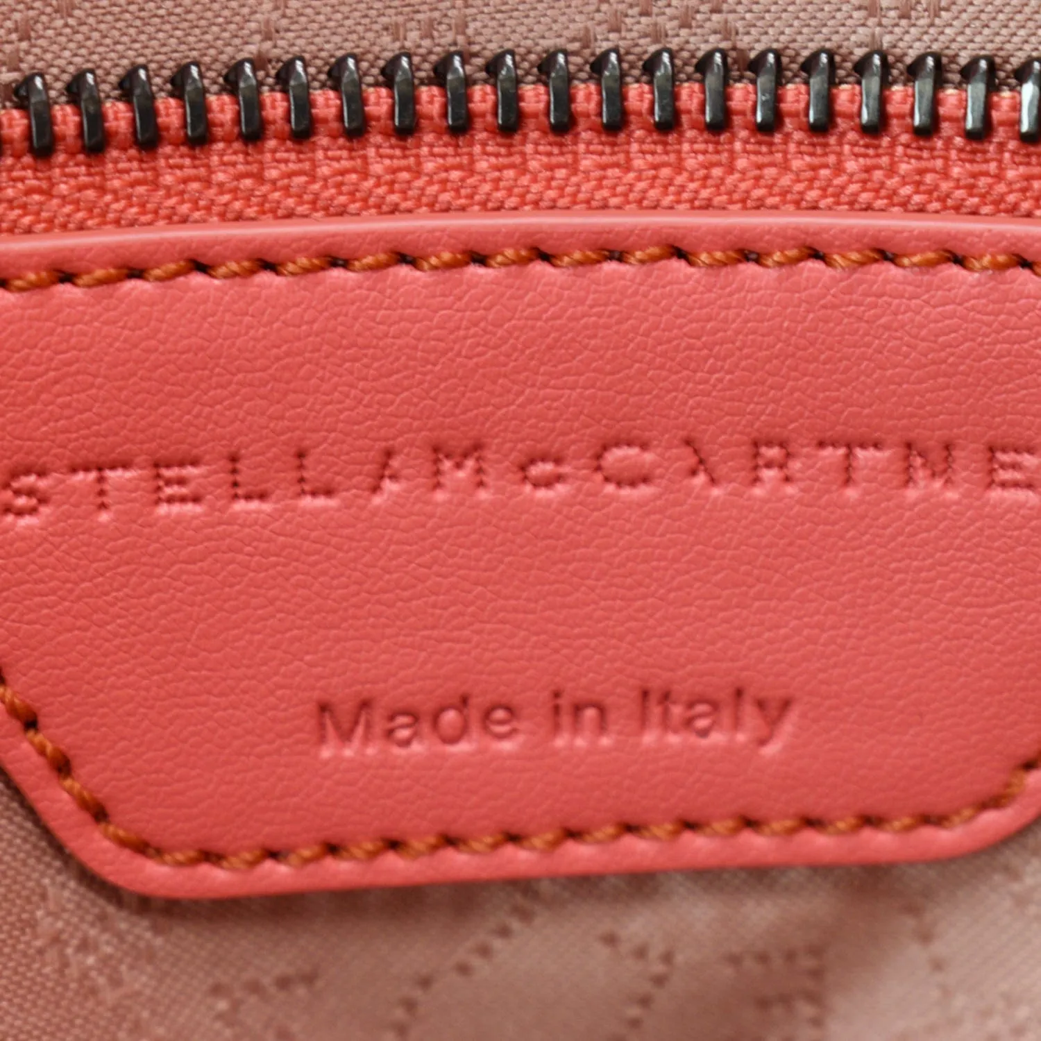 STELLA MCCARTNEY Falabella Large Faux Leather Chain Shoulder Bag Red
