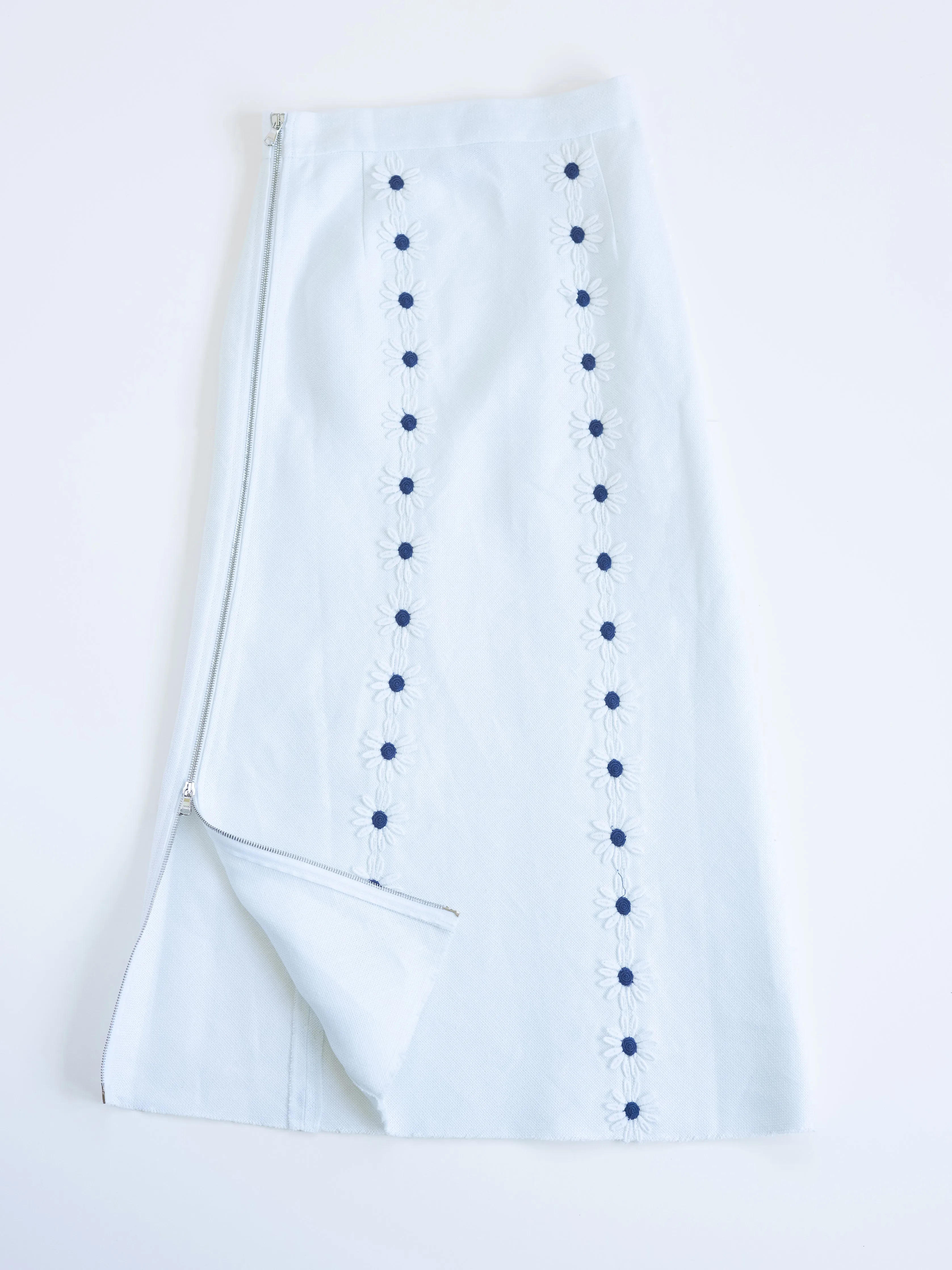 Straight Skirt in Linen