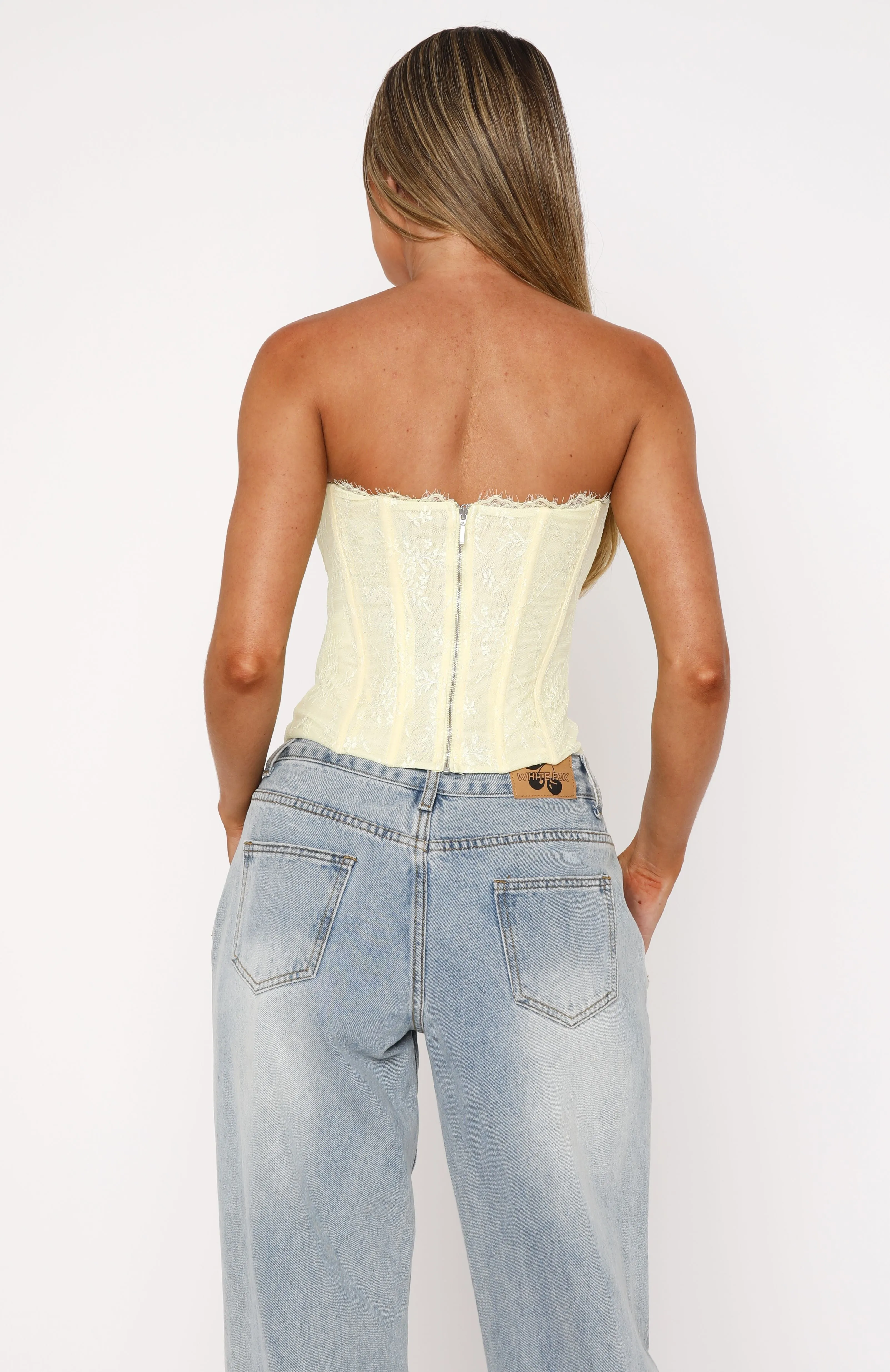Strapless Hearts Top