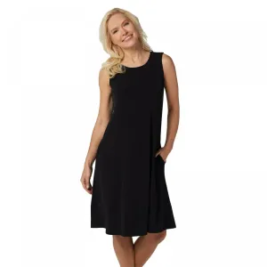 Susan Graver Women's Liquid Knit Sleeveless Dress