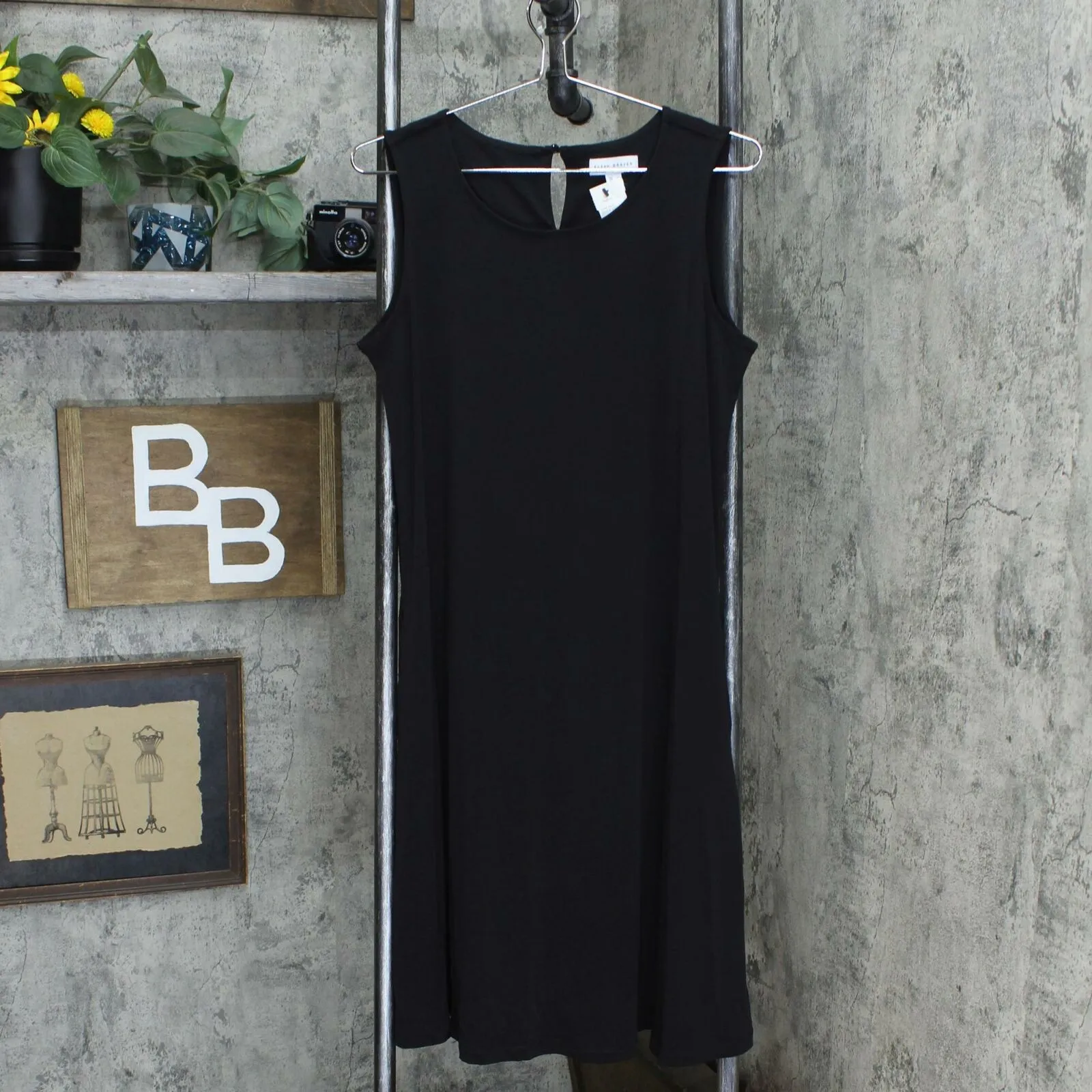 Susan Graver Women's Liquid Knit Sleeveless Dress