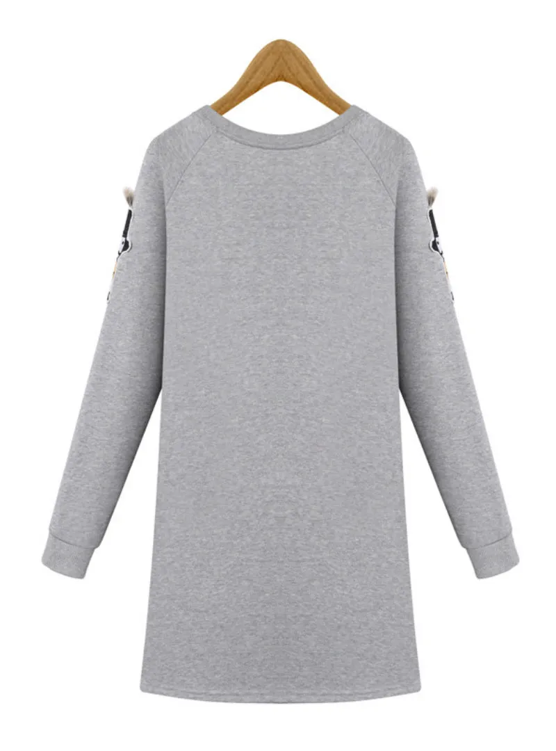 TastyHottie - Women New Long Section Loose Long-sleeved Dress