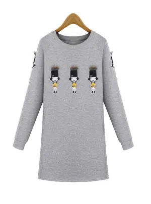 TastyHottie - Women New Long Section Loose Long-sleeved Dress