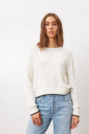 Tess Cable Knit | Linen