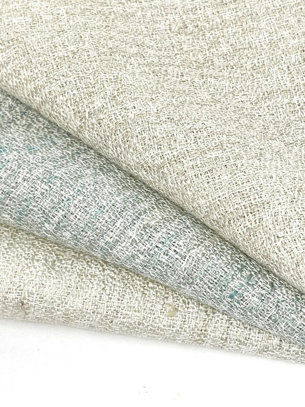 Textured Rustic Linen Blend Fabric By The Yard/CL1101