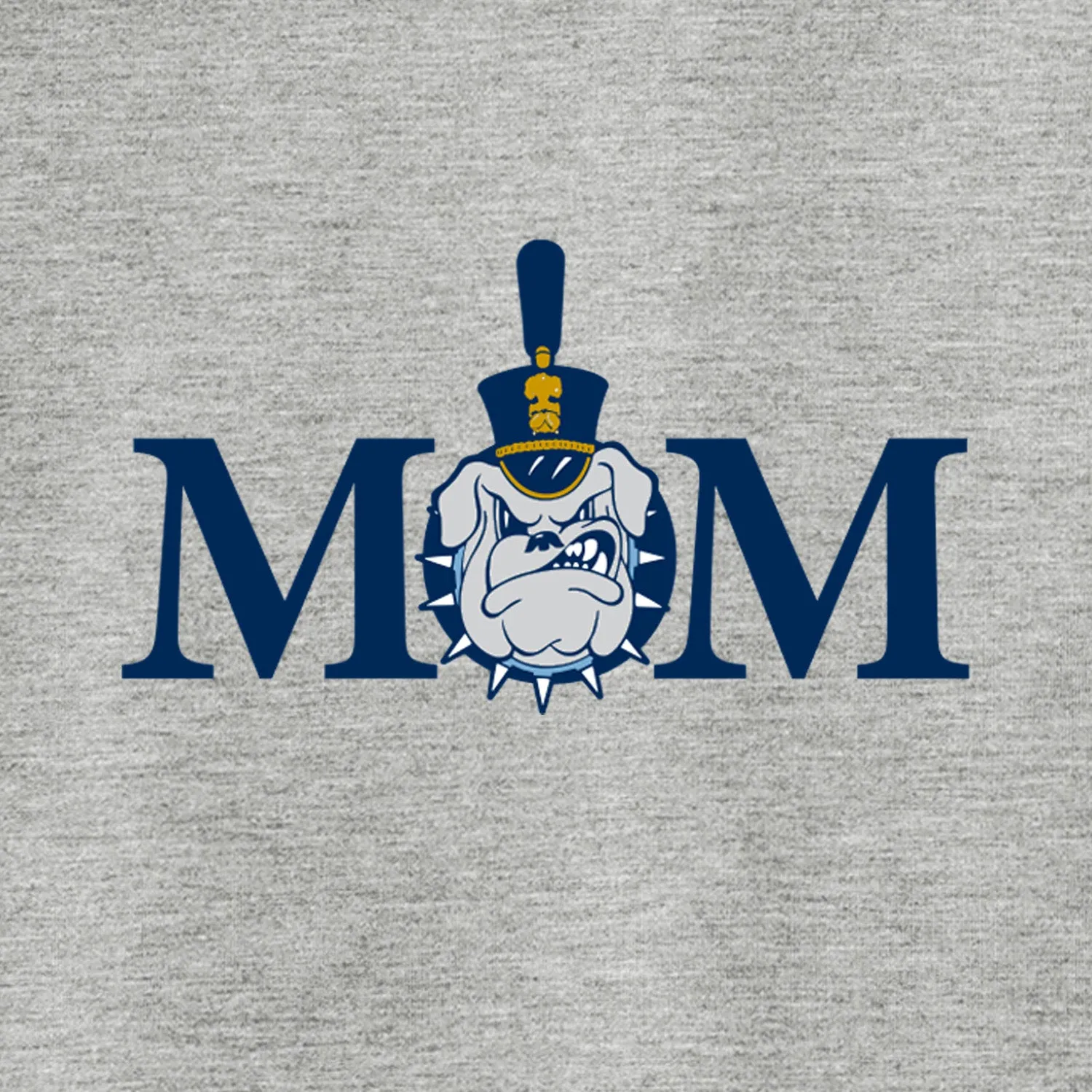 The Citadel, Mom & Spike Ladies Long Sleeve Tri-Blend Wicking Scoop Neck Raglan Tee Shirt