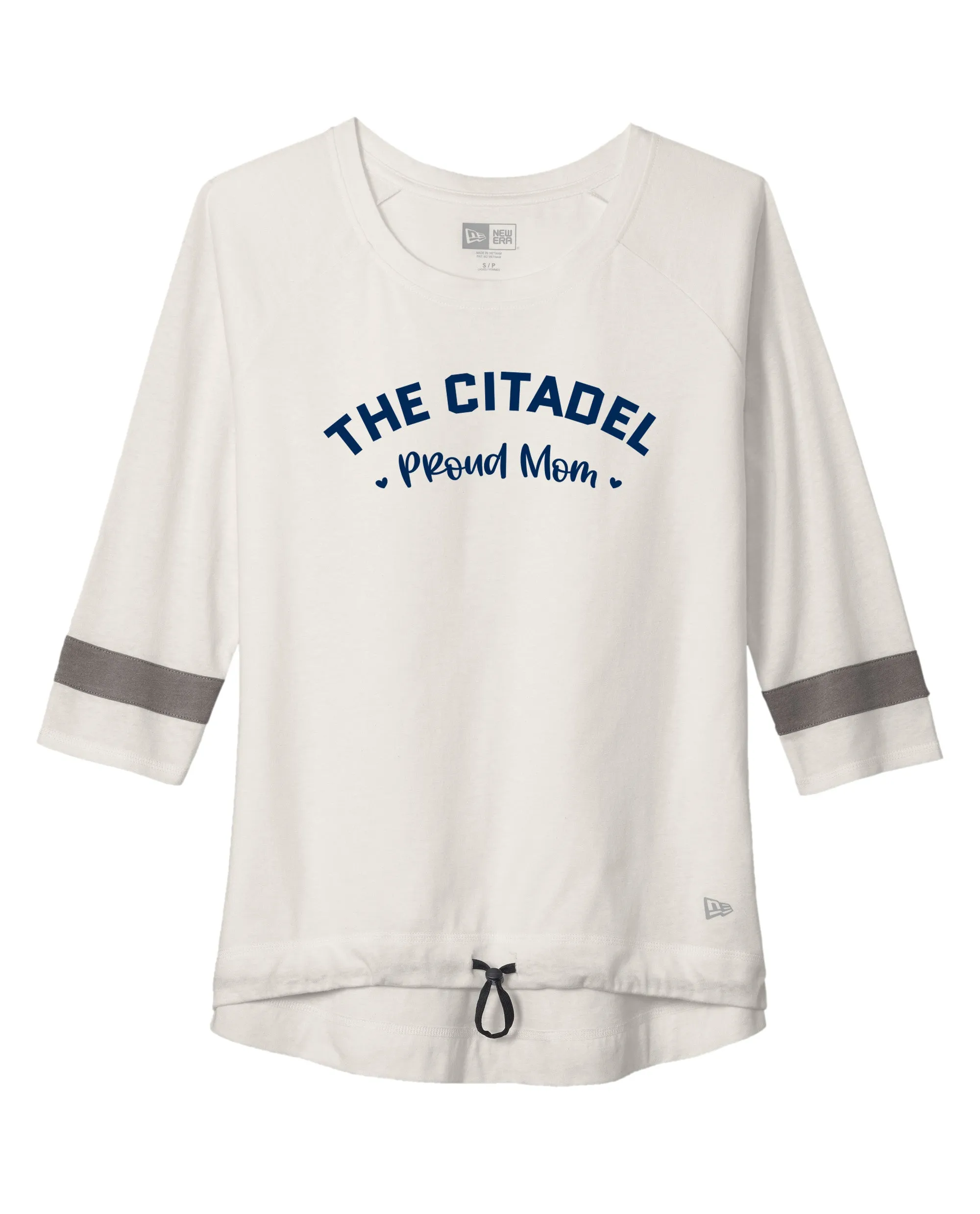The Citadel Proud Mom New Era ® Ladies Tri-Blend 3/4-Sleeve Tee
