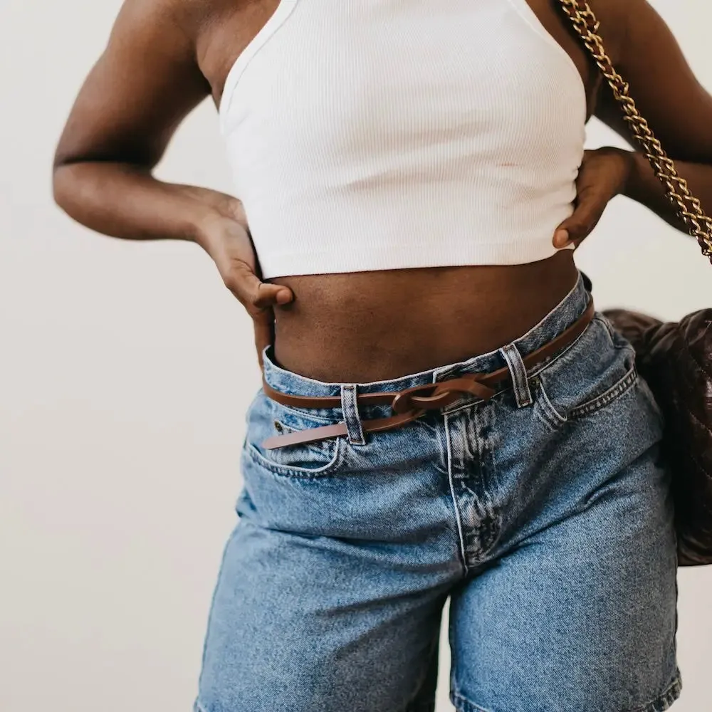 The Lydia Leather Belt