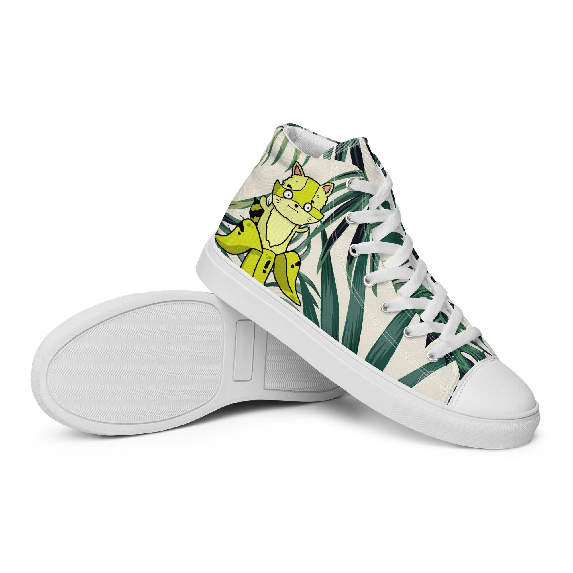 The Two Best Friends That Anyone Could Have Women’s high top canvas shoes