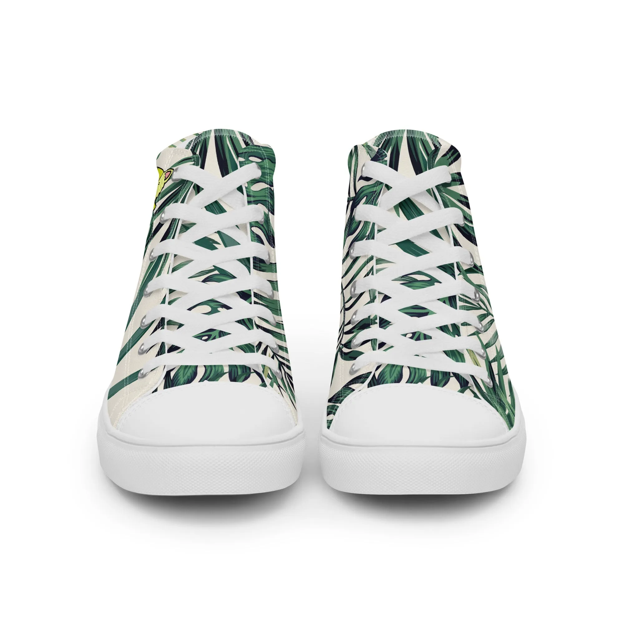 The Two Best Friends That Anyone Could Have Women’s high top canvas shoes