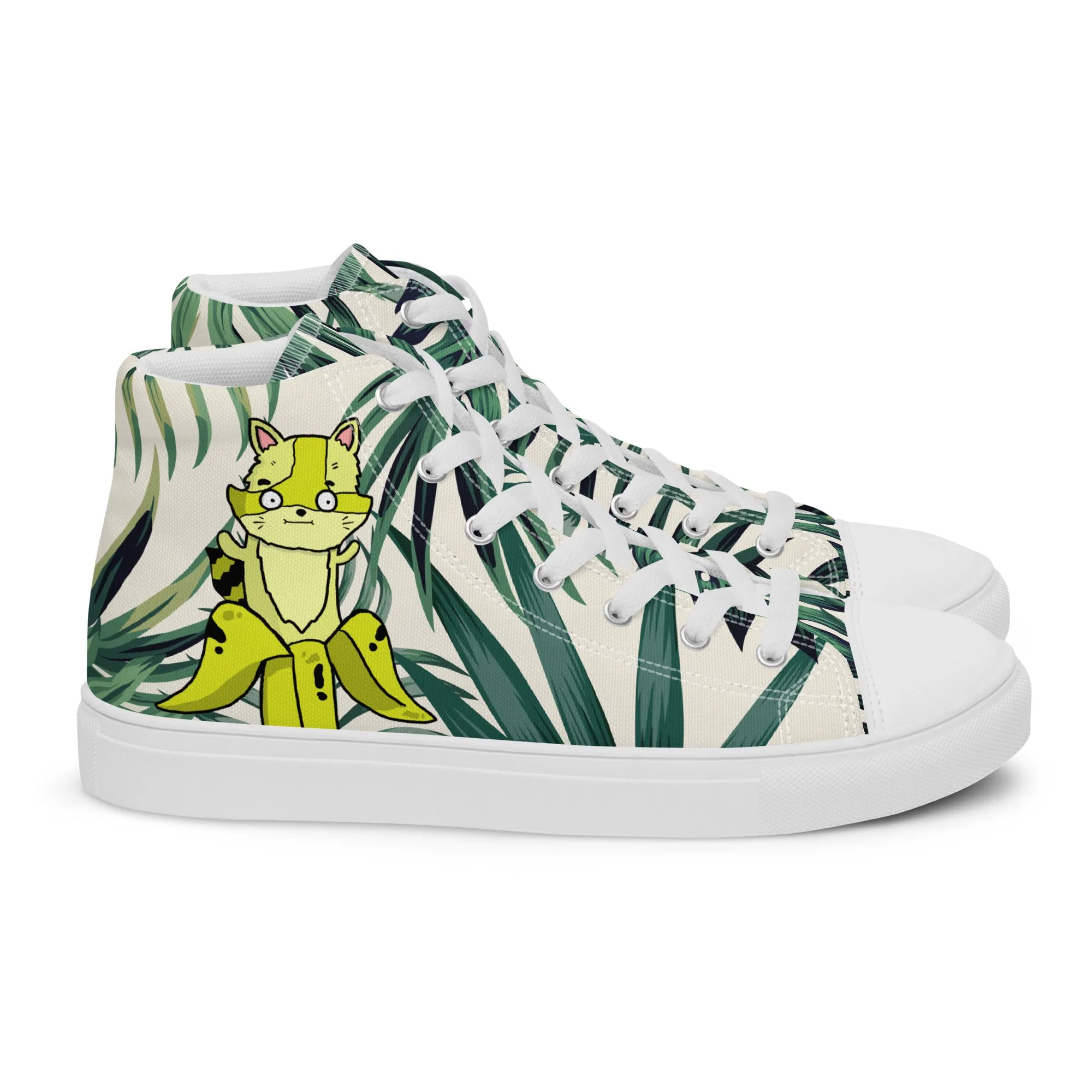 The Two Best Friends That Anyone Could Have Women’s high top canvas shoes
