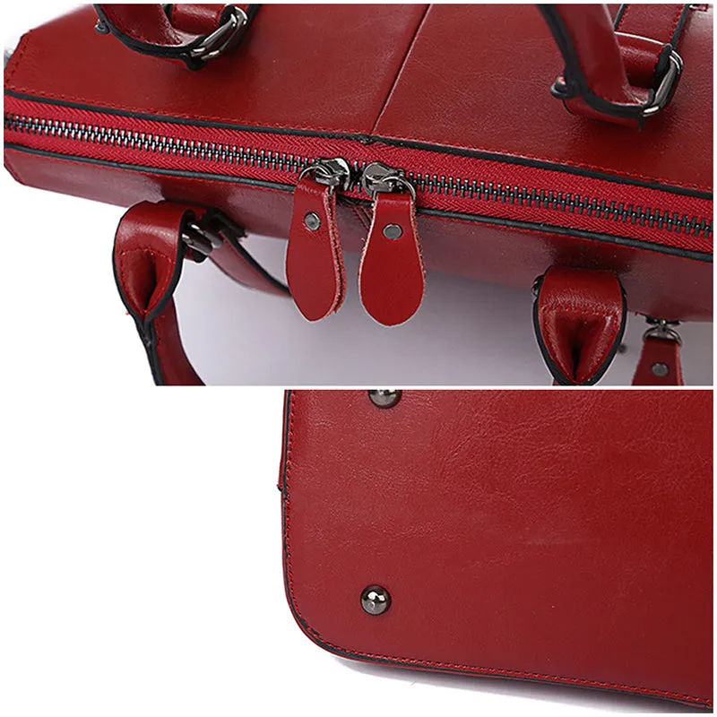 Top Grain Leather Shoulder Bag For Women Stylish Leather Tote Bag Women's Leather Crossbody Bag Christmas Gifts For Her SX218